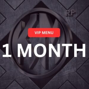 1 MONTH VIP MENU